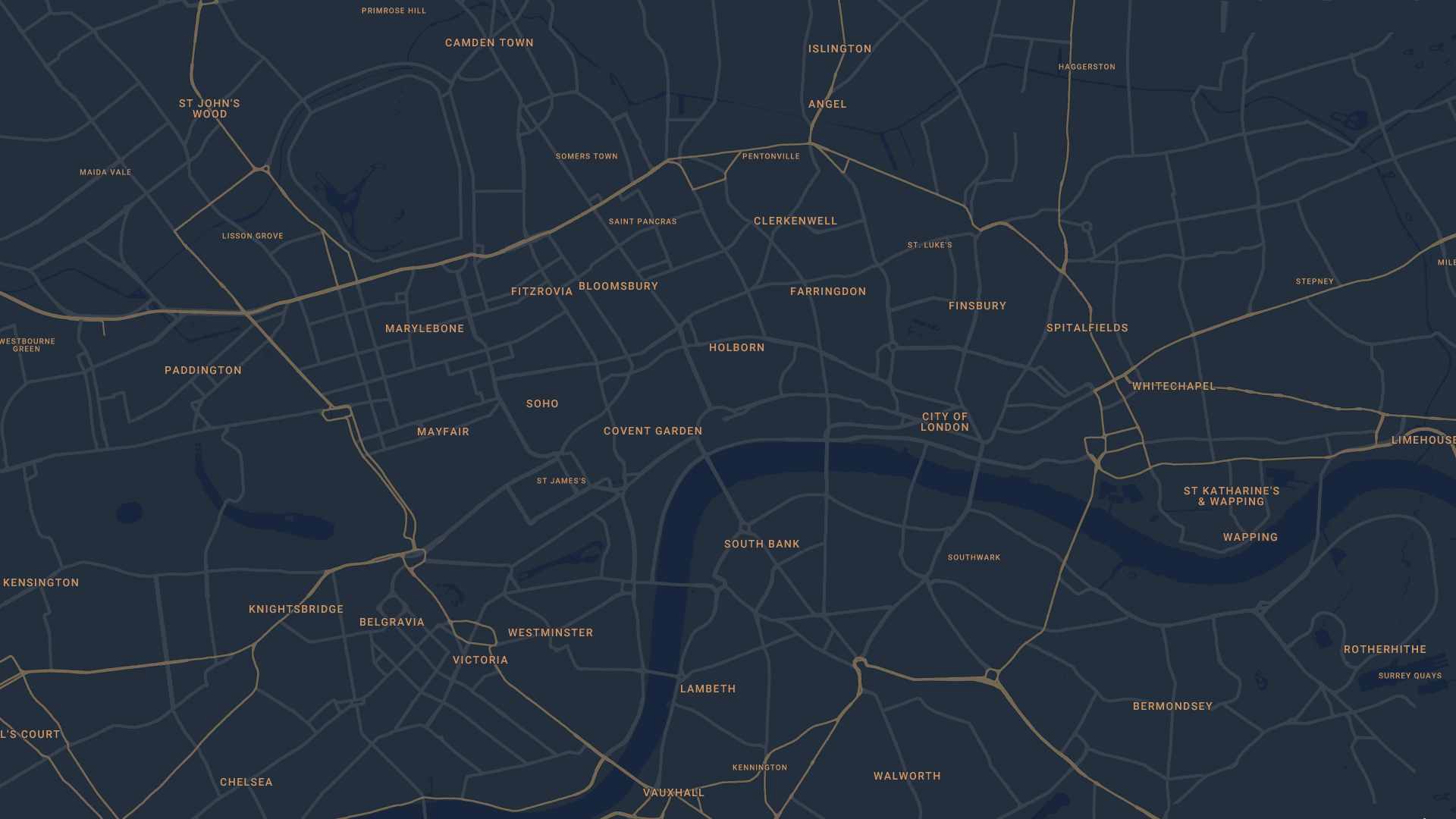 Central London SEO Service Area
