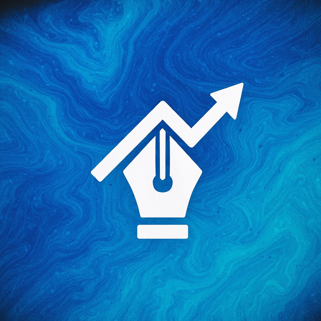 Content writing AI icon